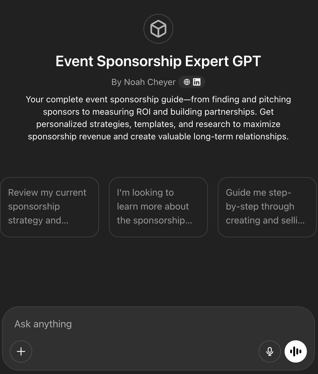 Event Sponsorship Expert