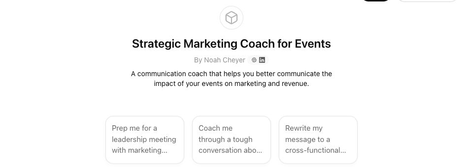 Strategic Marketing Coach