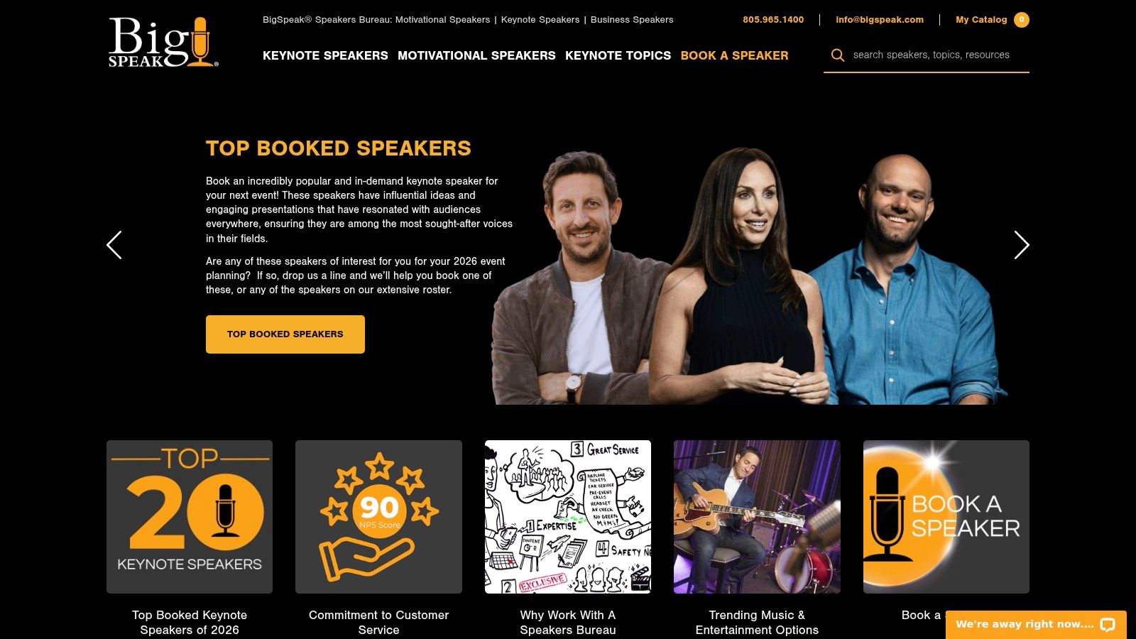 BigSpeak Speakers Bureau